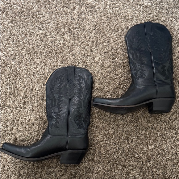 Black Old West LF1510 Women’s Western Boots 8.5 - Picture 2 of 4